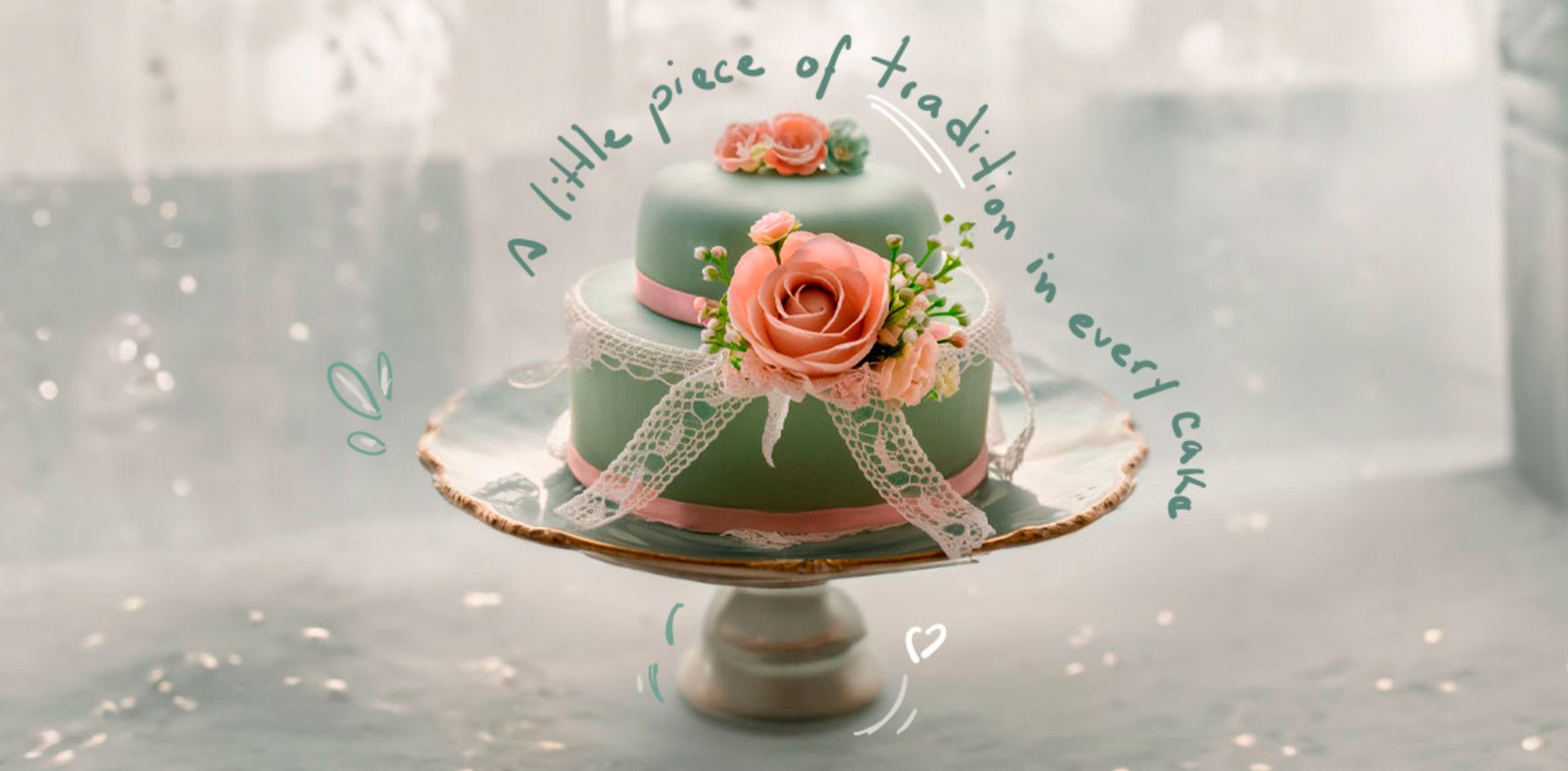 Elemento visual del branding de Clare’s Cake diseñado por Shai Branding Agencia