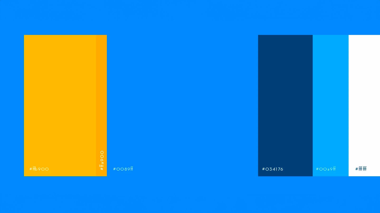 Paleta de colores de SENSE Transport diseñada por Shai Branding Agencia